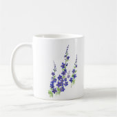 Mug Fleurs d'aquarelle 'Larkspur' (Gauche)