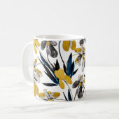 Mug Fleurs d'aquarelle : motif d'été vibrant. (Devant gauche)