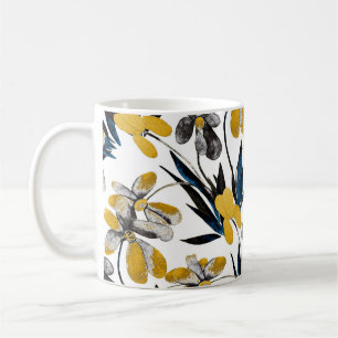 Mug Fleurs d'aquarelle : motif d'été vibrant.