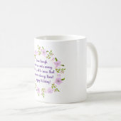 Mug Fleurs d'arbre d'Apple mignonne anniversaire Minim (Devant droit)