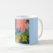 Mug Fleurs d'argile peintes de couleurs vives Sculptur (Devant droit)