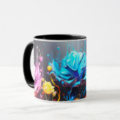 Mug Fleurs d'art (Devant gauche)