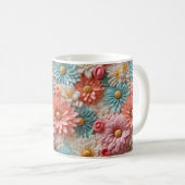 Mug Fleurs d'art (Devant droit)