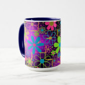 Mug Fleurs d'art (Devant gauche)