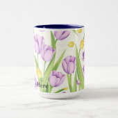 Mug Fleurs d'art géométrique moderne IWD 2026 (Centre)