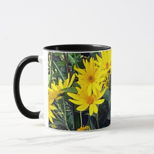 Mug Fleurs d'artichauts de Jérusalem (Gauche)