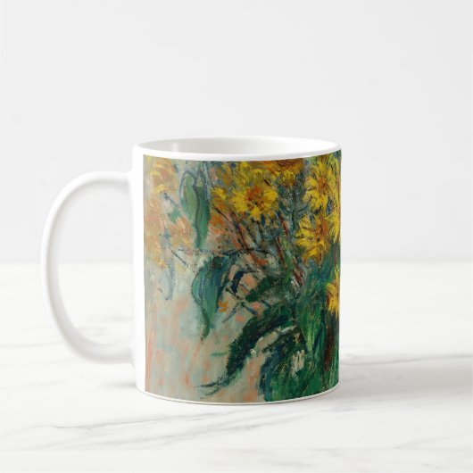 Mug Fleurs d'artichauts de Jérusalem - Claude Monet (Gauche)