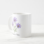 Mug Fleurs d'Aster de Septembre (Devant gauche)