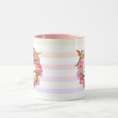 Mug Fleurs d'astrantie et de colibris (Centre)