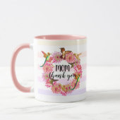 Mug Fleurs d'astrantie et de colibris (Gauche)