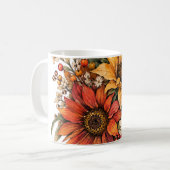 Mug Fleurs d'automne (Devant gauche)