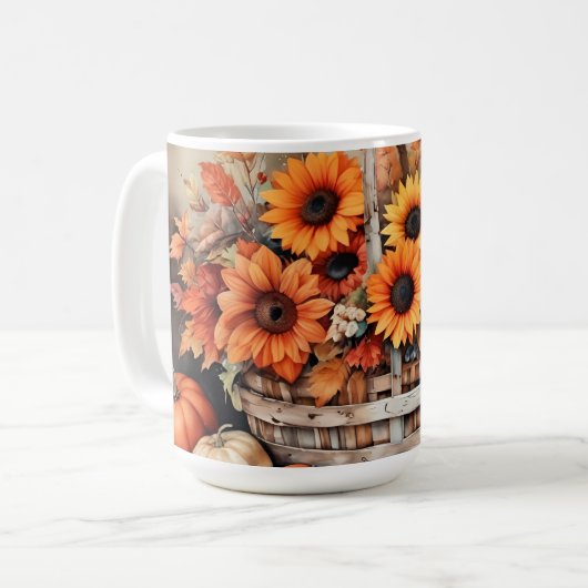 Mug Fleurs d'automne (Devant gauche)