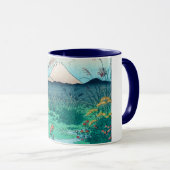 Mug Fleurs d'automne et le Mont Fuji, Hiroshige, Ukiyo (Devant droit)