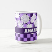 Mug Fleurs d'automne personnalisées en tableau de bord (Devant droit)