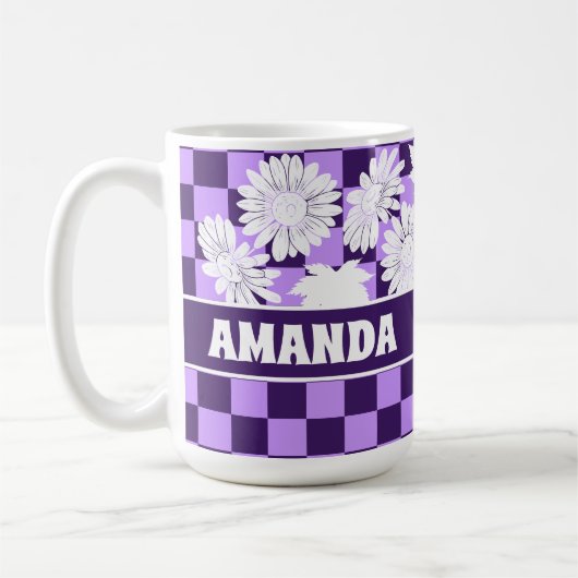 Mug Fleurs d'automne personnalisées en tableau de bord (Gauche)