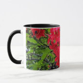 Mug Fleurs d'Azalée Rouge (Gauche)