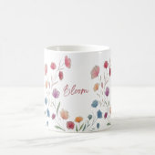 Mug Fleurs de Bloom Soft Pastel Botanique Inspirant (Centre)