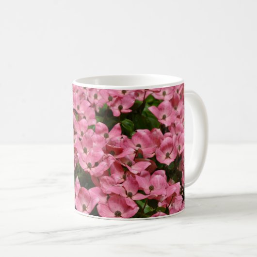 Mug Fleurs de bois de kousa rose (Devant droit)