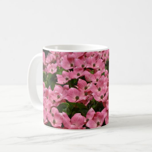 Mug Fleurs de bois de kousa rose (Devant gauche)