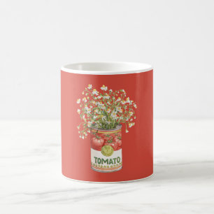 Mug Fleurs de boîte de tomates