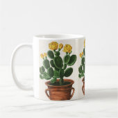 Mug Fleurs de cactus vintages, Cactus Succulents Plant (Gauche)