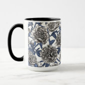 Mug Fleurs de cendres blanches (Gauche)