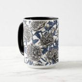 Mug Fleurs de cendres blanches (Devant gauche)