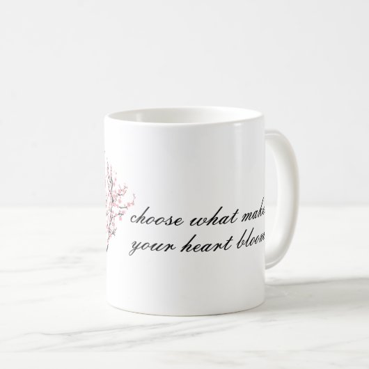 Mug fleurs de cerisier (Devant droit)