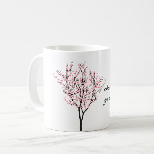 Mug fleurs de cerisier (Devant gauche)