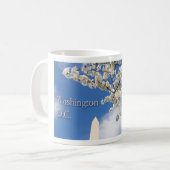 Mug Fleurs de cerisier de Washington DC (Devant gauche)