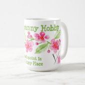 Mug Fleurs de cerisier peintes à la main Grand-mère Po (Devant droit)