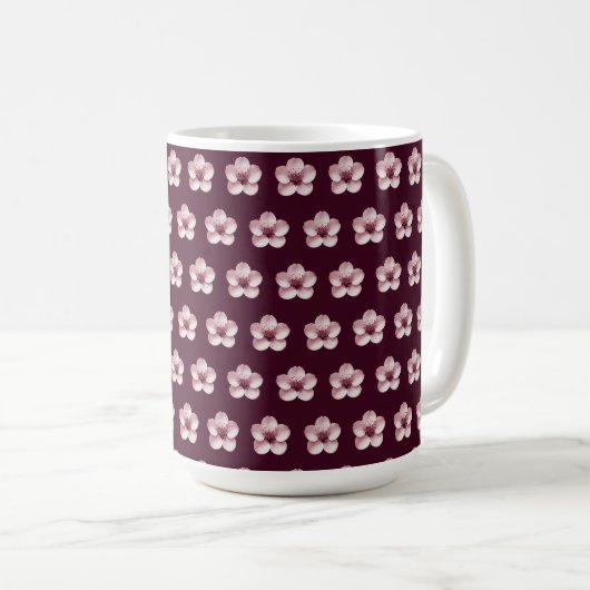 Mug Fleurs de cerisiers (Devant droit)