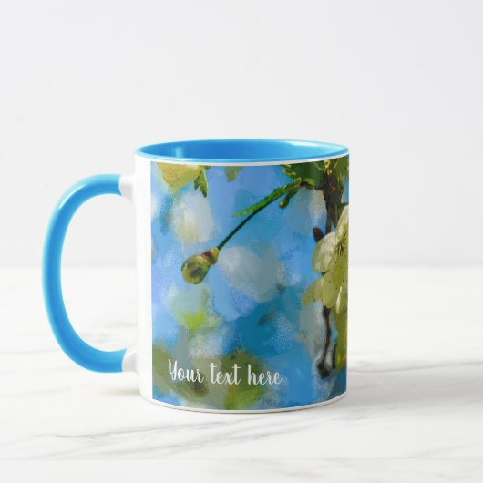 Mug Fleurs de cerisiers de charme (Gauche)