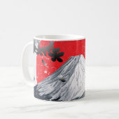 Mug Fleurs de cerisiers Mont Fuji Japon (Devant gauche)