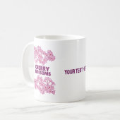 Mug Fleurs de cerisiers roses (Devant gauche)