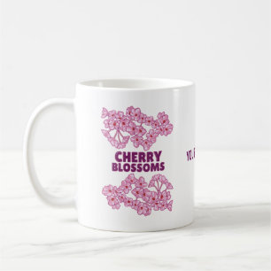 Mug Fleurs de cerisiers roses