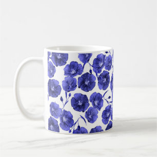 Mug Fleurs de champ aquarelle : Papier peint botanique