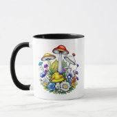 Mug Fleurs de champignons magiques Whimsical personnal (Gauche)