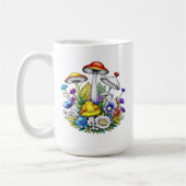 Mug Fleurs de champignons magiques Whimsical personnal (Gauche)