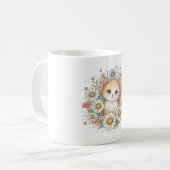 Mug fleurs de chat générées par l'ia (Devant gauche)