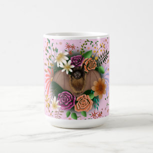 Mug Fleurs de chauve-souris florales Botaniques