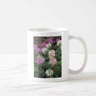 Mug Fleurs de Clé rose et blanc