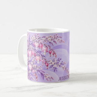 Mug Fleurs de Cœur Saignant Personnalisées