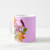 Mug fleurs de columbine (Devant gauche)