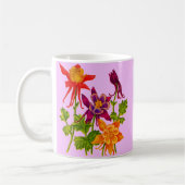 Mug fleurs de columbine (Gauche)
