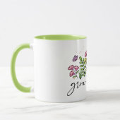 MUG FLEURS DE CONCEPTION SIMPLE "GROW IN GRACE" BIBLE (Gauche)