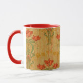 Mug Fleurs de coquelicot à fleurs florales et élégante (Gauche)