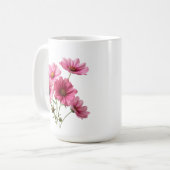 Mug Fleurs de Cosmos Rose-23456 (Devant gauche)