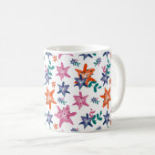 Mug Fleurs de couleur d'eau mignonne Pastel (Devant droit)