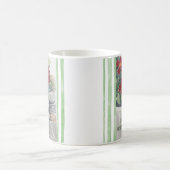 MUG FLEURS DE COULEUR D'EAU PEINTES À LA MAIN  (Centre)